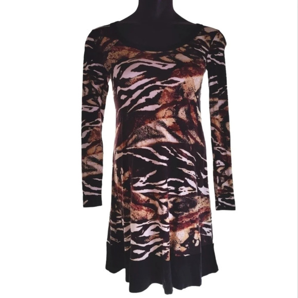 Karen Kane Animal Print Dress - Picture 1 of 12
